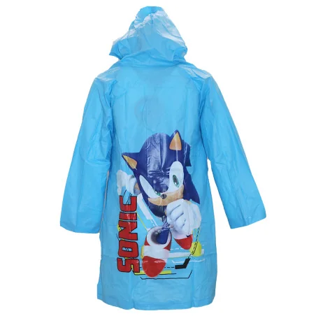 Παιδικό Αδιάβροχο Παλτό για Αγόρι Sonic the Hedgehog – Ανοιχτό Μπλε / Σιέλ (SONIC M 52 28 034)