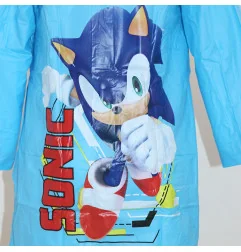 Παιδικό Αδιάβροχο Παλτό για Αγόρι Sonic the Hedgehog – Ανοιχτό Μπλε / Σιέλ (SONIC M 52 28 034) - Αγορίστικα αδιάβροχα