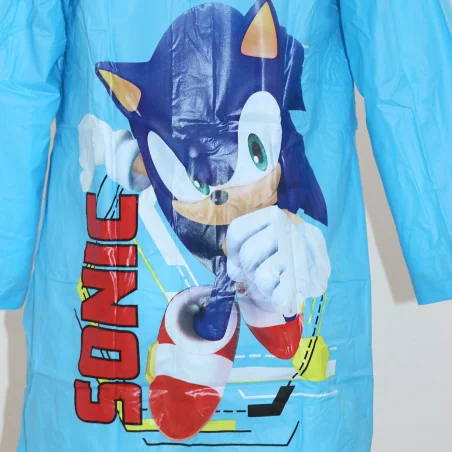 Παιδικό Αδιάβροχο Παλτό για Αγόρι Sonic the Hedgehog – Ανοιχτό Μπλε / Σιέλ (SONIC M 52 28 034)