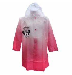 Παιδικό Αδιάβροχο Παλτό για Κορίτσι Disney Minnie Mouse – Ombre Ροζ / Διάφανο (DIS MF 52 28 B533) - Κοριτσίστικα αδιάβροχα