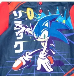 Παιδική Πιτζάμα Fleece για Αγόρι Sonic The Hedgehog – Κόκκινο / Μπλε (Σε Συσκευασία Δώρου) (XH20144 red) - Χειμωνιάτικες / επ...