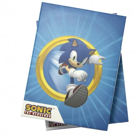 Παιδική Πιτζάμα Fleece για Αγόρι Sonic The Hedgehog – Σκούρο Μπλε / Κόκκινο (Σε Συσκευασία Δώρου) (XH20144 Navy)