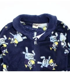 Παιδική Ρόμπα Fleece για Αγόρι Bluey – Σκούρο Μπλε (Σε Συσκευασία Δώρου) (XH20055NAVY) - Παιδικές Ρόμπες