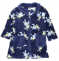 Παιδική Ρόμπα Fleece για Αγόρι Bluey – Σκούρο Μπλε (Σε Συσκευασία Δώρου) (XH20055NAVY) - Παιδικές Ρόμπες