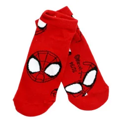 Παιδικές Κοντές Κάλτσες για Αγόρι Spidey and His Amazing Friends (Σετ 3 Ζευγάρια) – Κόκκινο / Μπλε / Γκρι (EZ06039 RED)