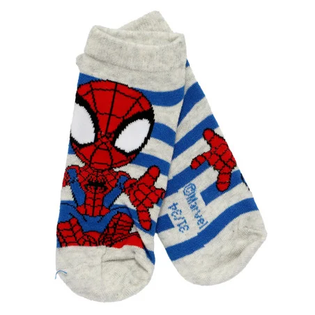 Παιδικές Κοντές Κάλτσες για Αγόρι Spidey and His Amazing Friends (Σετ 3 Ζευγάρια) – Κόκκινο / Μπλε / Γκρι (EZ06039 RED)