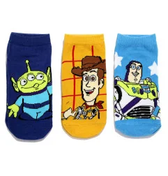 Παιδικές Κοντές Κάλτσες για Αγόρι Disney Toy Story (Σετ 3 Ζευγάρια) – Woody / Buzz Lightyear / Alien (EZ06068Blue) - Κάλτσες ...