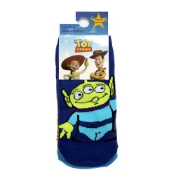 Παιδικές Κοντές Κάλτσες για Αγόρι Disney Toy Story (Σετ 3 Ζευγάρια) – Woody / Buzz Lightyear / Alien (EZ06068Blue)