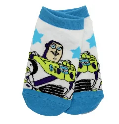 Παιδικές Κοντές Κάλτσες για Αγόρι Disney Pixar Toy Story (Σετ 3 Ζευγάρια) – Λευκό / Πράσινο / Κόκκινο (EZ06068White) - Κάλτσε...