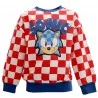 Παιδικό Φούτερ για Αγόρι Sonic the Hedgehog Κόκκινο / Λευκή Σκακιέρα με Μπλε Λεπτομέρειες (HY10425) - Μπλούζες φούτερ