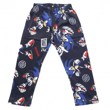 Παιδική Πιτζάμα για Αγόρι Sonic the Hedgehog Super Soft Micro-Velvet – Σκούρο Μπλε (HY20057NAVY)