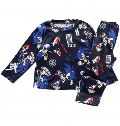 Παιδική Πιτζάμα για Αγόρι Sonic the Hedgehog Super Soft Micro-Velvet – Σκούρο Μπλε (HY20057NAVY) - Χειμωνιάτικες / εποχιακές ...