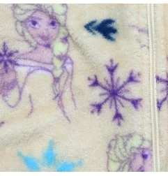 Παιδική Ολόσωμη Πιτζάμα Onesie Coral Fleece με Κουκούλα για Κορίτσι Disney Frozen – Κρεμ / Écru (HW2009 crem) - Ολόσωμες Πιτζ...