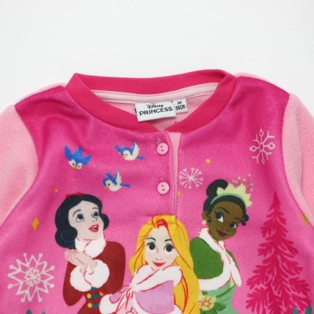 Παιδική Χειμερινή Πιτζάμα Polar Fleece Σε Συσκευασία Δώρου για Κορίτσι Disney Princess – Ανοιχτό Ροζ (XH20142 Pink)