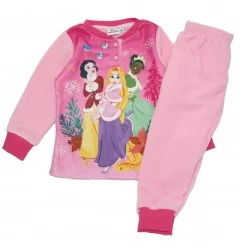 Παιδική Χειμερινή Πιτζάμα Polar Fleece Σε Συσκευασία Δώρου για Κορίτσι Disney Princess – Ανοιχτό Ροζ (XH20142 Pink) - Χειμωνι...