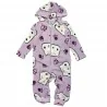 Παιδική Ολόσωμη Πιτζάμα Onesie Coral Fleece με Κουκούλα & Φερμουάρ για Κορίτσι Gabby's Dollhouse – Λιλά / Μωβ (XH20067 Purple...