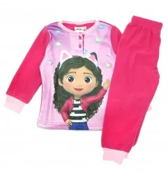 Παιδική Χειμερινή Πιτζάμα Polar Fleece Σε Συσκευασία Δώρου για Κορίτσι Gabby's Dollhouse – Φούξια (XH20066 Fushia) - Χειμωνιά...