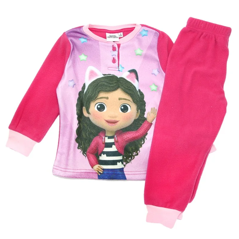 Παιδική Χειμερινή Πιτζάμα Polar Fleece Σε Συσκευασία Δώρου για Κορίτσι Gabby's Dollhouse – Φούξια (XH20066 Fushia)