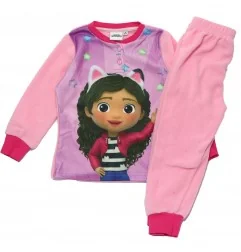 Παιδική Χειμερινή Πιτζάμα Polar Fleece Σε Συσκευασία Δώρου για Κορίτσι Gabby's Dollhouse – Ανοιχτό Ροζ (XH20066 Pink) - Χειμω...