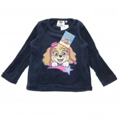 Παιδική Χειμερινή Πιτζάμα Coral Fleece για Κορίτσι PAW Patrol Skye – Σκούρο Μπλε / Μωβ (HW2054 navy)