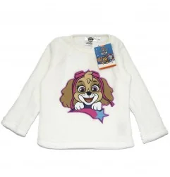 Παιδική Χειμερινή Πιτζάμα Coral Fleece για Κορίτσι PAW Patrol Skye – Λευκό / Σομόν Ροζ(HW2054 white) - Χειμωνιάτικες / εποχια...
