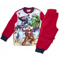Παιδική Χειμερινή Πιτζάμα Polar Fleece Σε Συσκευασία Δώρου για Αγόρι Marvel Avengers – Κόκκινο / Σκούρο Μπλε (XH20130 RED) - ...