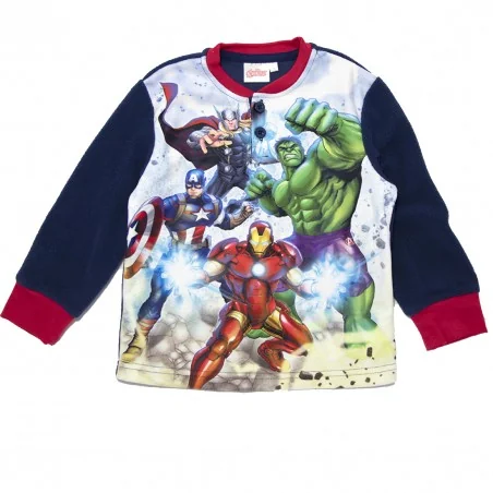 Παιδική Χειμερινή Πιτζάμα Polar Fleece Σε Συσκευασία Δώρου για Αγόρι Marvel Avengers – Σκούρο Μπλε / Κόκκινο (XH20130 NAVY)