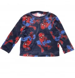 Παιδική Χειμερινή Πιτζάμα Micro-Velvet για Αγόρι Marvel Spider-Man – Σκούρο Μπλε / Κόκκινο (HY20018 NAVY) - Χειμωνιάτικες / ε...