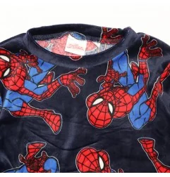 Παιδική Χειμερινή Πιτζάμα Micro-Velvet για Αγόρι Marvel Spider-Man – Σκούρο Μπλε / Κόκκινο (HY20018 NAVY) - Χειμωνιάτικες / ε...