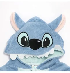 Βρεφική Ολόσωμη Φόρμα Stitch Disney – Ζεστό Φορμάκι με Κουκούλα από Fleece Coral(HY00188)